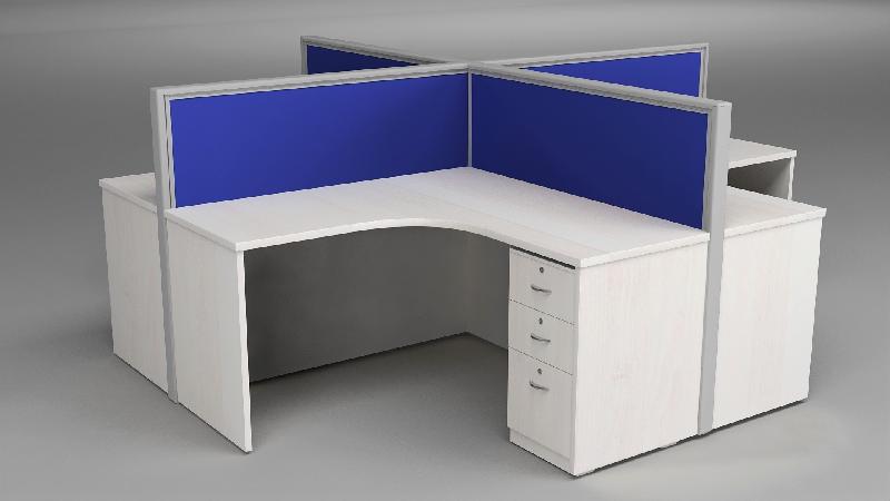 4 Seater Workstation