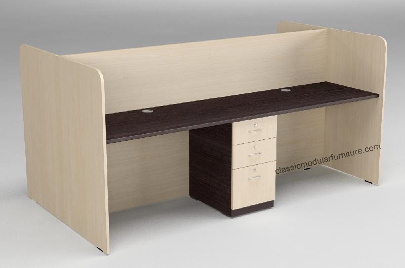 Cluster Workstation w/ common Drawer