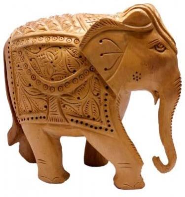 Wooden Elephant Statue