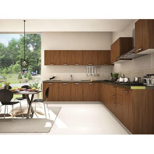 L Shaped Modern Kitchen