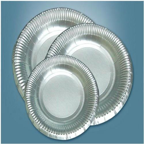 Silver Laminated Paper Plate 01