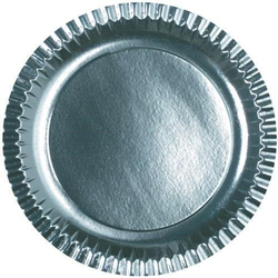 Silver Laminated Paper Plate 02