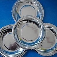 Silver Laminated Paper Plate 03