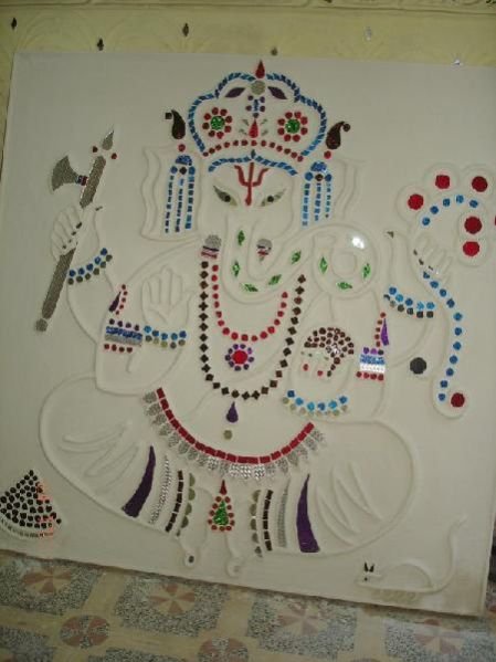 Handcrafted Mud Work Frame 02