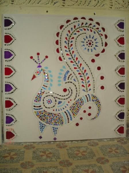 Handcrafted Mud Work Frame 03