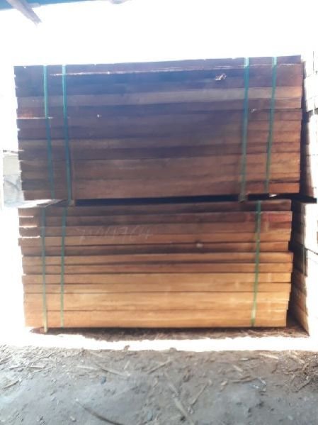 Brazilian Teak Wood Square Log 05