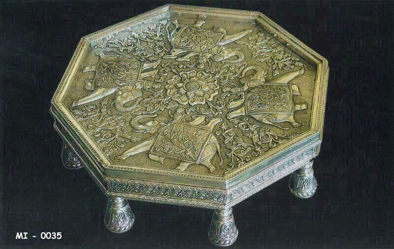 Silver Plated Chowki 01