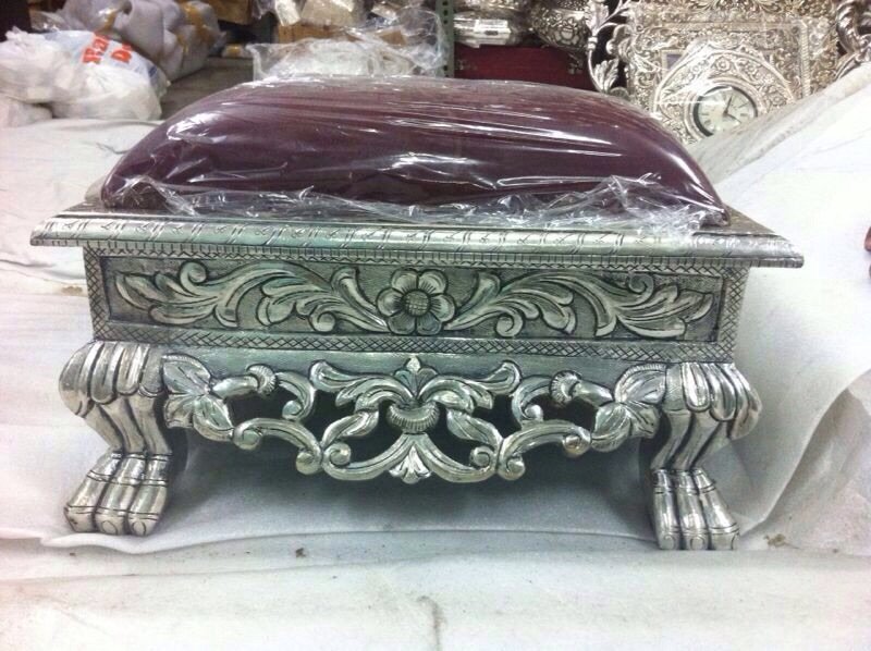 Silver Plated Chowki 04