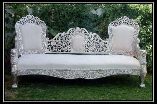 Silver Plated Sofa 06