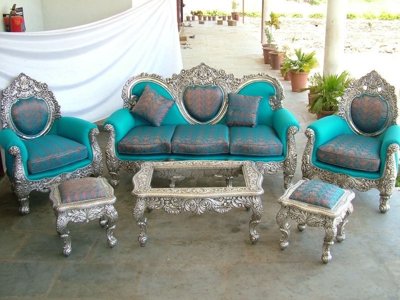Silver Plated Sofa Set 02