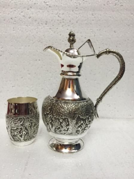 Silver Plated Surahi Set 02