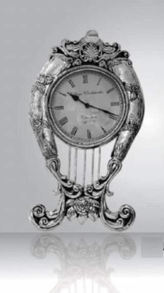 Silver Plated Wall Clock 03