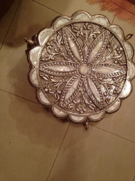 Silver Plated Wall Clock 06