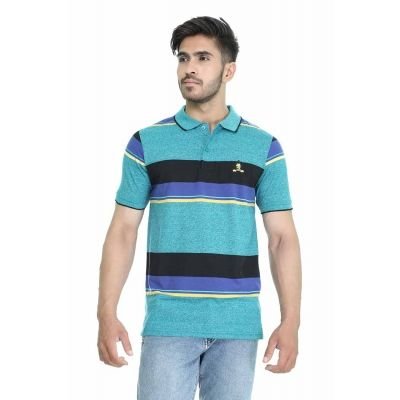 HiFlyers Mens Spandex Slim Fit Polo T-Shirt TN-50