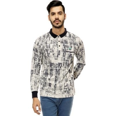 TT Collar Full Sleeves Printed T-Shirt TS-111