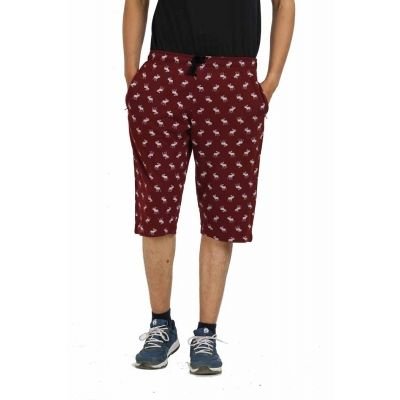 TT Maroon Printed Capri TS - 80