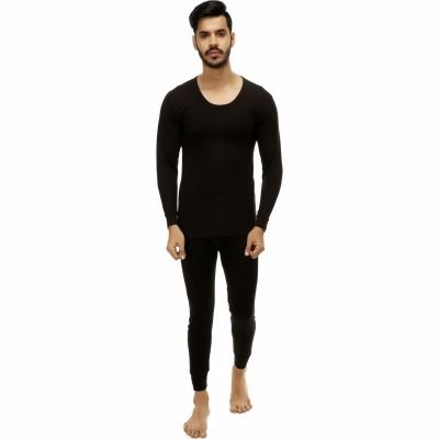 TT Mens Black Full Sleeve Thermal Set