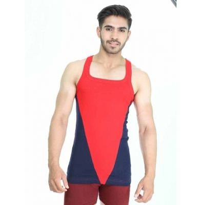 TT Mens Red Addy Designer Vest