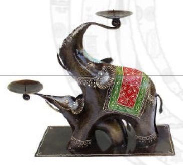 Iron Baby Elephant T-light