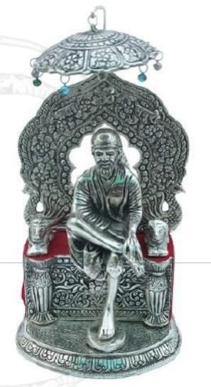 Oxidized Sitting Sai Baba