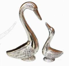 Oxidized Swan Duck Pair
