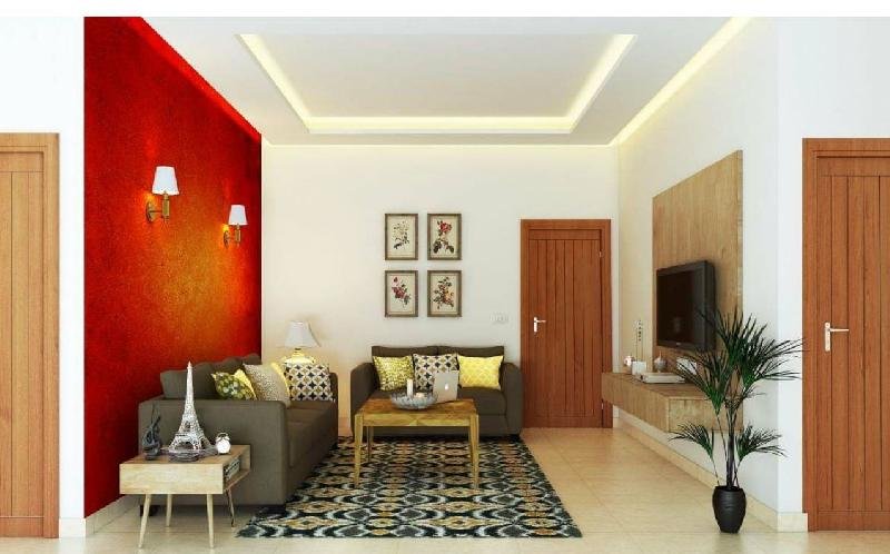 3D Living Room Interior Designing 01