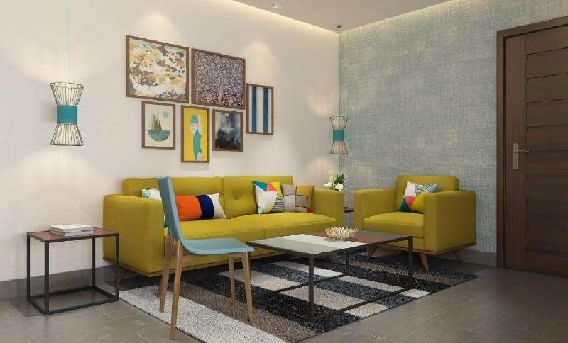 3D Living Room Interior Designing 08