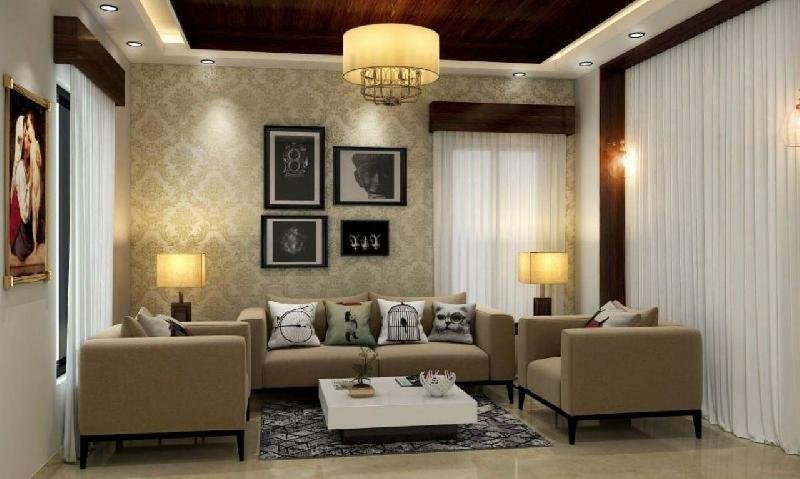 3D Living Room Interior Designing 09