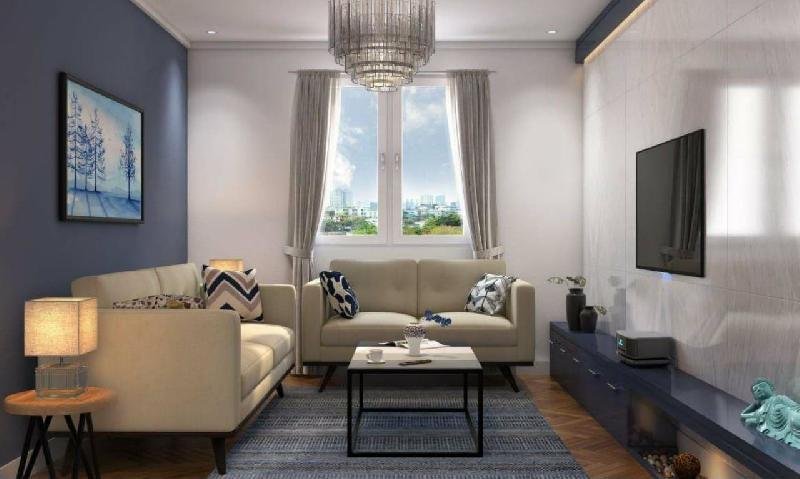 3D Living Room Interior Designing 10
