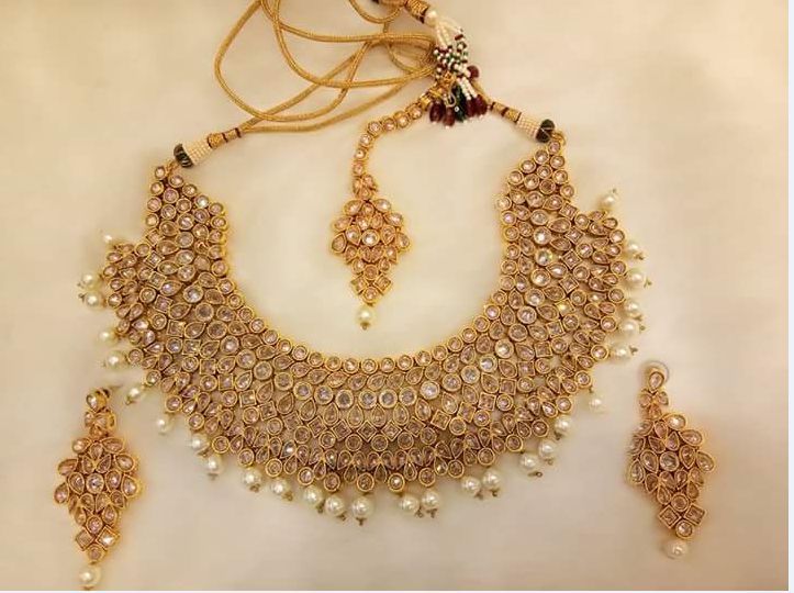 American Diamond Necklace Set 01