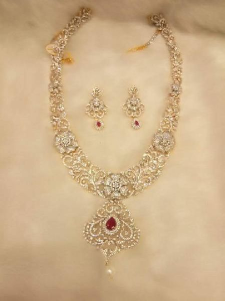 American Diamond Necklace Set 02