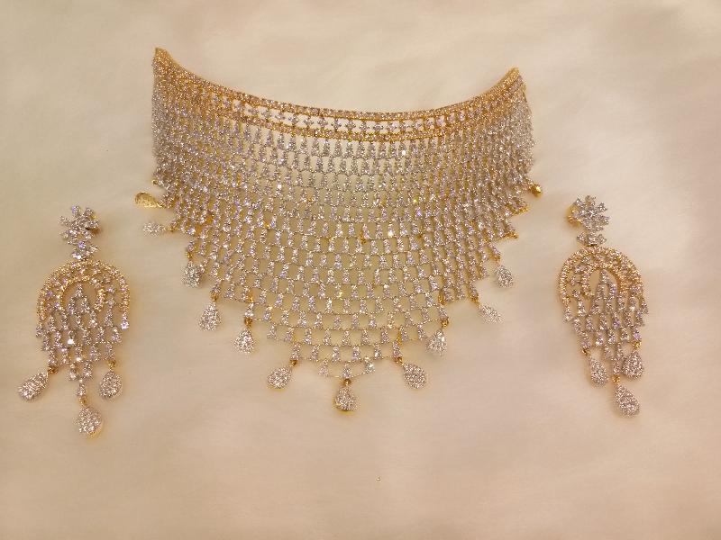 American Diamond Necklace Set 12