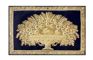 Hand Embroidered Jewel Carpet 06