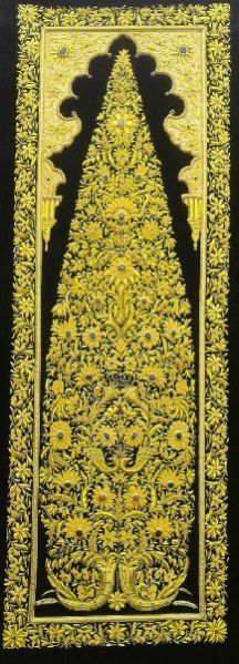 Hand Embroidered Jewel Carpet 07