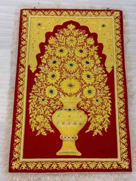 Hand Embroidered Jewel Carpet 11