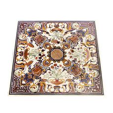 Marble Inlay Square Table Top