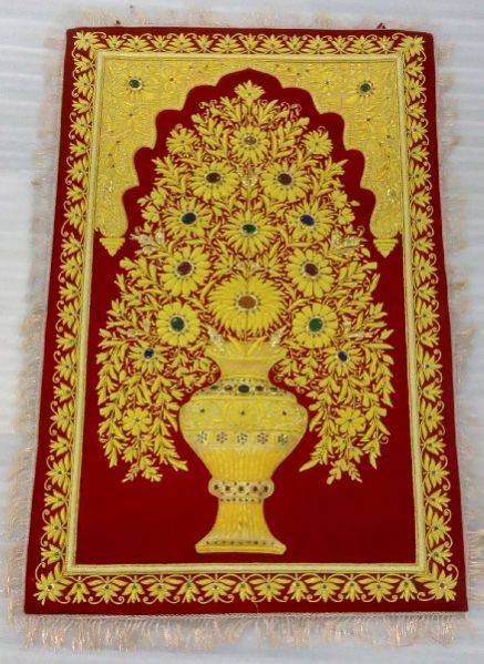 Wall Hanging Zari Carpet 01