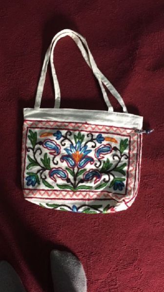 Handmade Embroidered Suede Cotton Bags 09