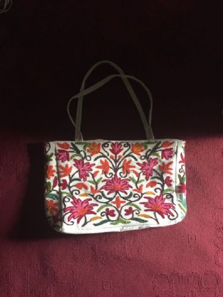 Handmade Embroidered Suede Cotton Bags 12