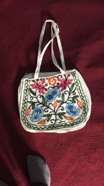 Handmade Embroidered Suede Cotton Bags 13