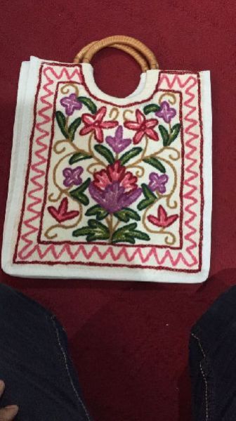 Handmade Embroidered Suede Cotton Bags 17