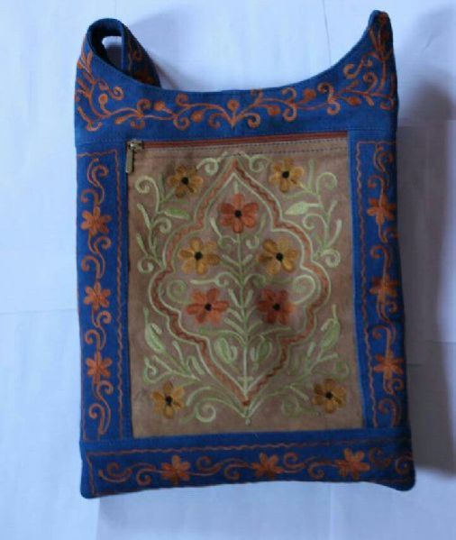 Handmade Embroidered Suede Cotton Bags 18