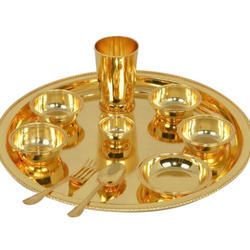 Brass Bhojan Thali 01