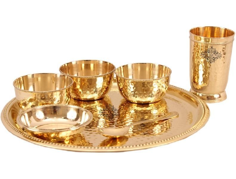 Brass Bhojan Thali 02