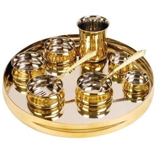 Brass Bhojan Thali 04