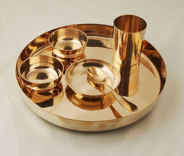 Brass Bhojan Thali 05