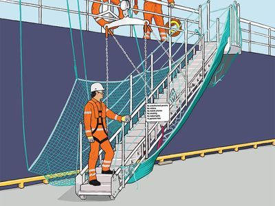 Gangway Safety Net 03