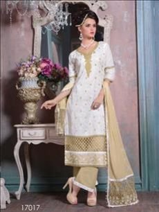 17017 White Palazzo Suit