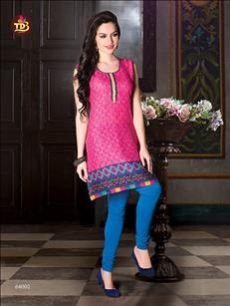 64002 Magenta Ladies Short Kurti