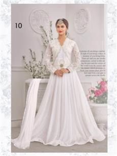 66004 White Party Wear Gown